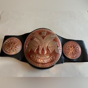 WWE World Wrestling Entertainment Tag Team Championship Belt 2014 Mattel Toy